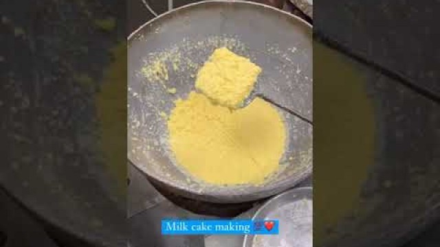 'milk cake making #food #viral #shorts'