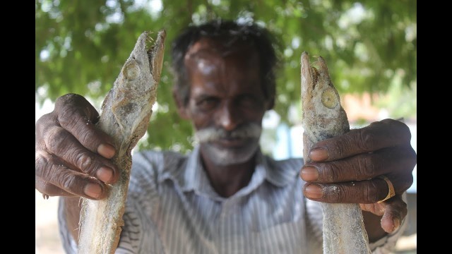 'Dry fish prepare my daddy eat with soaked rice / VILLAGE FOOD FACTORY'