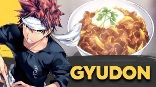 'How to make Gyudon by Yukihira Soma | Food Wars! - Shokugeki no Soma'