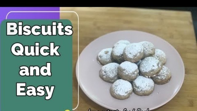 'Biscuits | Easy tasty and quick | MY TASTY FOOD BOOK RECIPES'