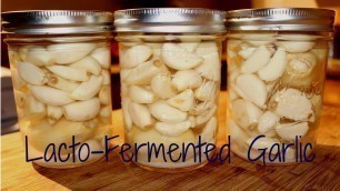 'Fermenting Garlic'