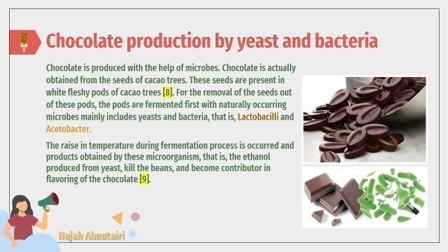 'Fermentation In The Food Industry طرق تخمير الأغذية  (الخبز-الالبان-الشوكولاته- الخضروات و الفواكه)'