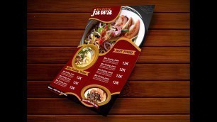 'Cara Membuat Menu Resto Dengan CorelDraw'