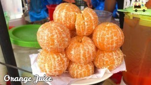 'Heart Refreshing Healthy & Fresh Orange Juice Street Food Making; Amazing Bangladeshi Food Maker'