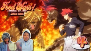 'SOMA COMES WITH THE HEAT! Food Wars! Shokugeki No Soma - Season 3 - Episode 4 | Reaction'