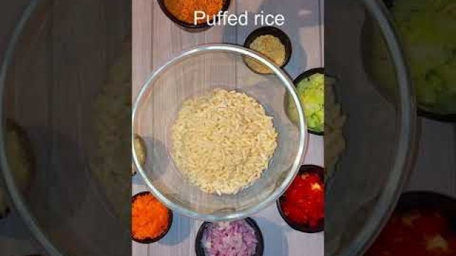 'Fireless Cooking | Healthy Evening Snacks with Puffed Rice | Kids Cooking | #Shorts'