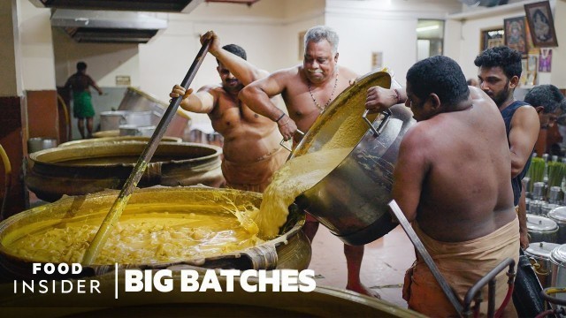 'How 150,000 People Are Fed For Onam In Kerala, India | Big Batches | Food Insider'