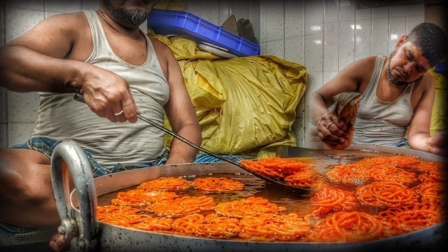 'Expert Indian Man Making Jalebi | Satisfying Food Making | indian street food'