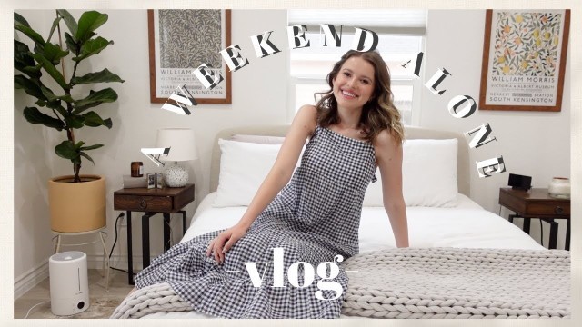 'A Weekend ALONE Vlog! Self-Care, Vegan Food, Book Shopping + Some Honesty'