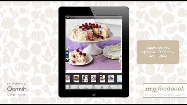 'Myfoodbook: MyCollections App'