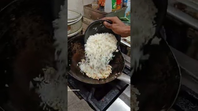 'Fried Rice Making At Chillie Flakes, Kakadeo, Kanpur | Indian Street Food | #shorts'