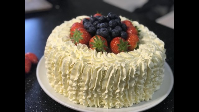 'Strawberry Cream Cake | Delicious | MY TASTY FOOD-BOOK RECIPES'