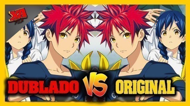 'Food Wars! Shokugeki no Soma DUBLADO PELA NETFLIX VS ORIGINAL'