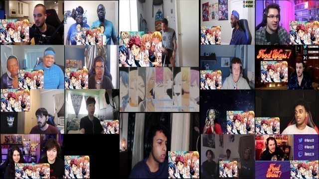 'Shokugeki no Soma (Food Wars) Opening 1- 7 Reaction Mashup (MEGA)'