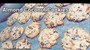 'Almond coconut cookies | Easy | Delicious | MY TASTY FOOD-BOOK RECIPES'