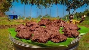 'Healthy!!! KALI with KARUVADU Kulambu Prepared by my Daddy Arumugam / Village food factory'