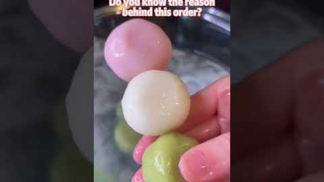 'Making Itachi’s favorite dessert: tricolor dango 