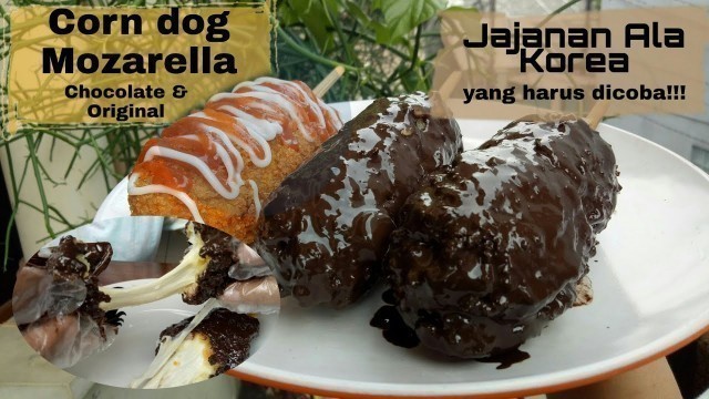 'CARA MEMBUAT CORN DOG MOZARELLA CHOCOLATE & ORIGINAL DENGAN TAKARAN SENDOK'