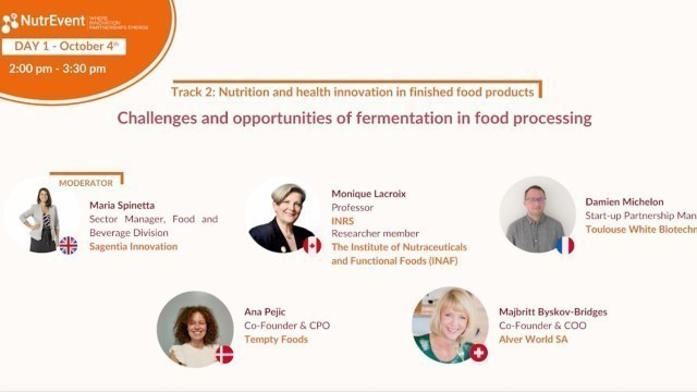 'Nutr Event 2022: Challenges and opportunities of fermentation in food processing.'