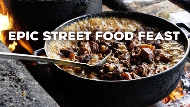 'WOOD FIRE COOKING JAMAICAN FOODS STREETS SIDE'