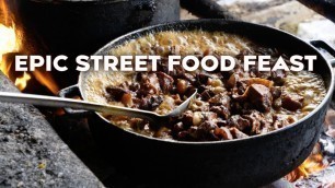 'WOOD FIRE COOKING JAMAICAN FOODS STREETS SIDE'