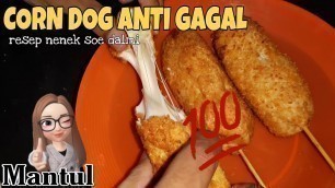 'CARA MEMBUAT CORN DOG ANTI GAGAL | Takaran Sendok TERBARU 2021'