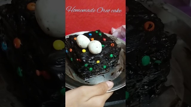 'homemade Oreo cake/Oreo cake/#cake #oreo #oreocake /fireless cooking challenge/#oreocakewithoutoven'