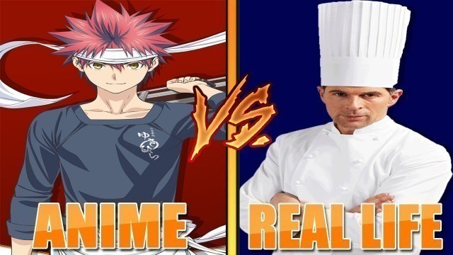 'Food Wars! Shokugeki no Soma VS Real Life'