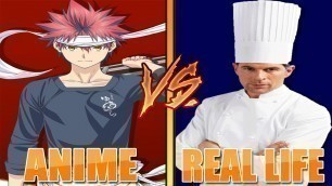 'Food Wars! Shokugeki no Soma VS Real Life'