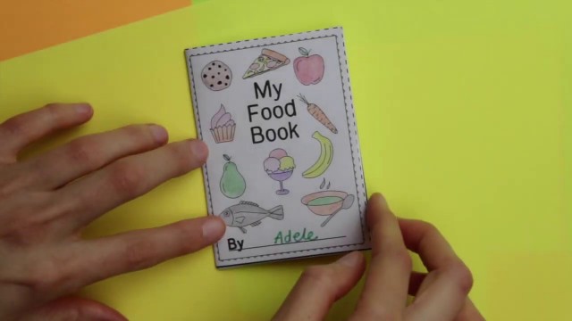 'My Food Book Craft'