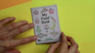 'My Food Book Craft'