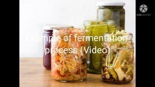 'Fermentation method'