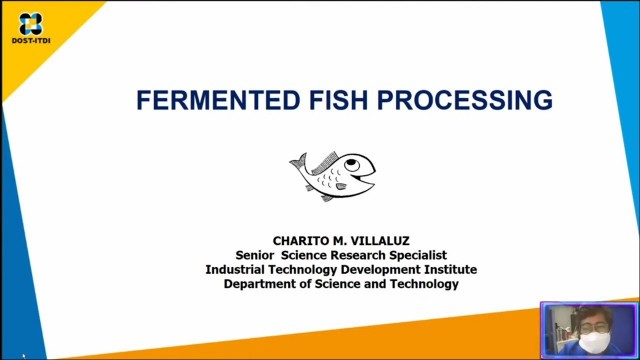 'ITDI Webinar on Fermented Fish Processing'