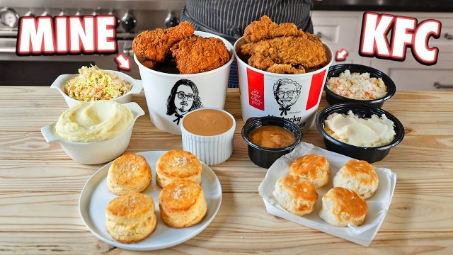 'Making The KFC Bucket Meal At Home | But Better'