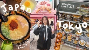 'JAPAN TOKYO VLOG | what I eat, best ramen, Harajuku, sushi train, mini pig cafe, tourist activities'