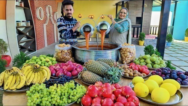 'Healthiest Chaat of India | Papdi Chaat With Fruits Chutney |  Fruit papdi chaat | Street Food'