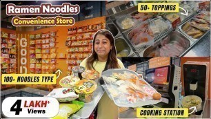 'Eating at World\'s Biggest Self-Service Ramen Noodles Convenience Store | Good Noodle | Bangkok Ep- 7'