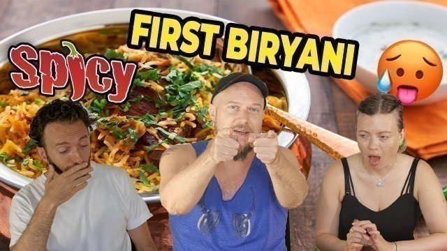 'Foreigners Try BIRYANI For The First Time | Food Reaction'