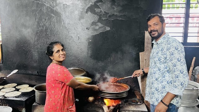 'BEST BEEF AND POROTTA | village food | FREE CURRY | street food kerala'