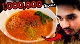 'I Tried Japan\'s SPICIEST Ramen Challenge (ft. @CDawgVA) | 1 MILLION SCOVILLE'