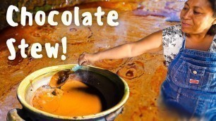 'Oaxacan Mole Negro - THE MOST MYSTERIOUS Mexican Food in Oaxaca Village, Mexico!'