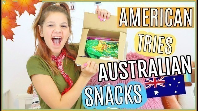 'American Tries Australian Candy & Snacks'