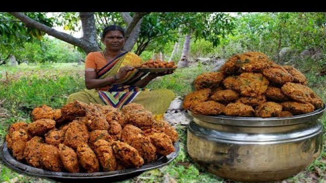 'Masala vadai recipe prepared my mom | Independence day spl recipe | Village food | side dish recipes'