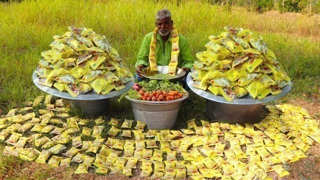 'Maggi !!! 200 Maggi Noodles prepared by uncle | food fun village'