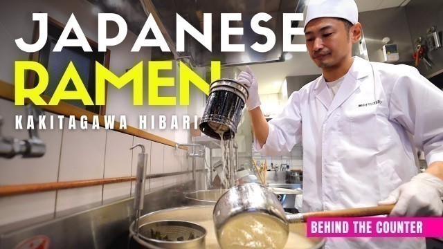 'Behind the Counter at a Local Japanese Miso Ramen Restaurant'