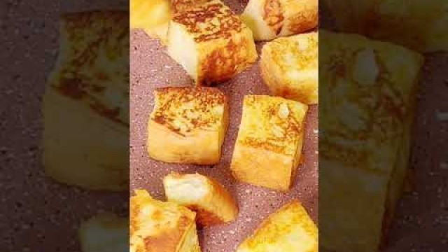 'French Toast wo bhi bina eggs k #food #shorts'