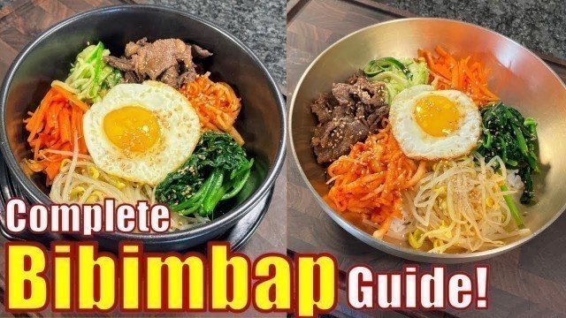 'How to Make Healthy Korean Dolsot bibimbap & Bibimbap | 돌솥비빔밥'