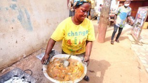 'Authentic GHANA STREET FOOD Breakfast!! West African Craft Village Tour | Kumasi, Ghana'