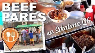 'Philippines Street Food | Beef Pares sa Sikatuna Village QC | Food Trips TV'