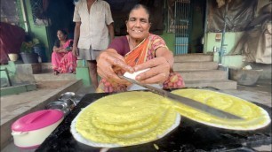 'Always Smiling Amma Serves Village Style Dosa | Indian Street Food'